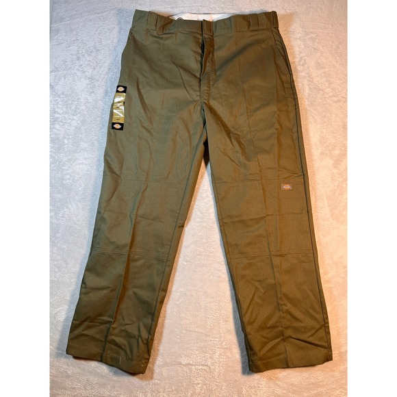 Dickies Other - Dickies Loose Fit Double Knee Cell Phone Pocket Work Skating Pants 40X32 Green